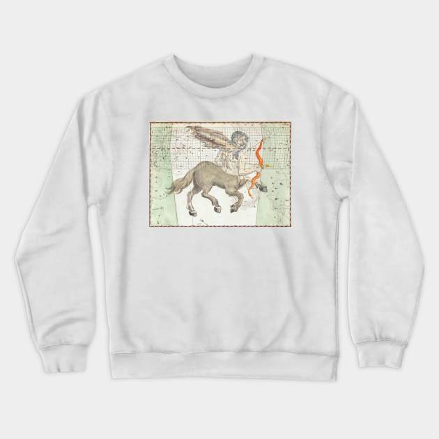 Sagittarius zodiac art Crewneck Sweatshirt by mike11209